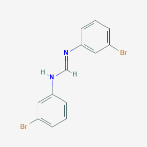 molecular formula C13H10Br2N2 B3849510 N,N'-bis(3-bromophenyl)imidoformamide 