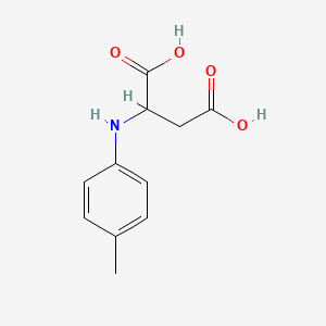 molecular formula C11H13NO4 B3849524 N-(4-methylphenyl)aspartic acid 