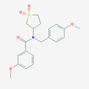 N-(1,1-dioxidotetrahydro-3-thienyl)-3-methoxy-N-(4-methoxybenzyl)benzamide