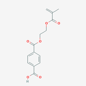 molecular formula C14H14O6 B038497 邻苯二甲酸2-(甲基丙烯酰氧基)乙酯单体 CAS No. 27697-00-3