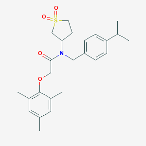 N-(1,1-dioxidotetrahydro-3-thienyl)-N-(4-isopropylbenzyl)-2-(mesityloxy)acetamide