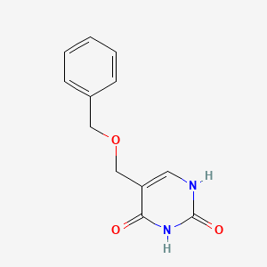molecular formula C12H12N2O3 B3849781 5-[(benzyloxy)methyl]-2,4(1H,3H)-pyrimidinedione CAS No. 7295-02-5
