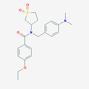 N-[4-(dimethylamino)benzyl]-N-(1,1-dioxidotetrahydro-3-thienyl)-4-ethoxybenzamide