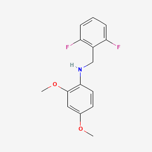 (2,6-difluorobenzyl)(2,4-dimethoxyphenyl)amine