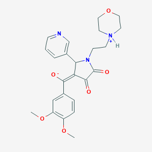 4-(3,4-dimethoxybenzoyl)-3-hydroxy-1-(2-morpholinoethyl)-5-(pyridin-3-yl)-1H-pyrrol-2(5H)-one
