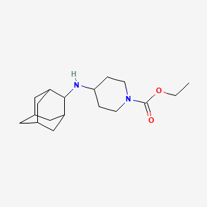 molecular formula C18H30N2O2 B3850118 ethyl 4-(2-adamantylamino)-1-piperidinecarboxylate 