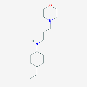 molecular formula C15H30N2O B3850147 (4-ethylcyclohexyl)[3-(4-morpholinyl)propyl]amine 
