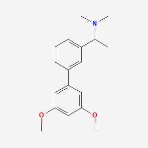 molecular formula C18H23NO2 B3850165 1-(3',5'-dimethoxybiphenyl-3-yl)-N,N-dimethylethanamine 