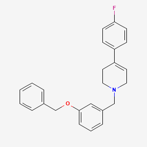 molecular formula C25H24FNO B3850239 1-[3-(benzyloxy)benzyl]-4-(4-fluorophenyl)-1,2,3,6-tetrahydropyridine 