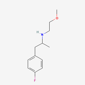 molecular formula C12H18FNO B3850338 1-(4-fluorophenyl)-N-(2-methoxyethyl)-2-propanamine 