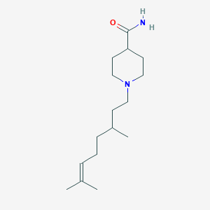 molecular formula C16H30N2O B3850361 1-(3,7-dimethyl-6-octen-1-yl)-4-piperidinecarboxamide 