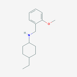 molecular formula C16H25NO B3850404 (4-ethylcyclohexyl)(2-methoxybenzyl)amine 