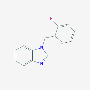 1-[(2-Fluorophenyl)methyl]benzimidazole