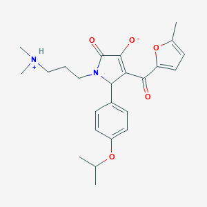 1-(3-(dimethylamino)propyl)-3-hydroxy-5-(4-isopropoxyphenyl)-4-(5-methylfuran-2-carbonyl)-1H-pyrrol-2(5H)-one