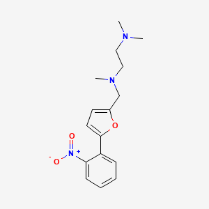 molecular formula C16H21N3O3 B3850548 N,N,N'-trimethyl-N'-{[5-(2-nitrophenyl)-2-furyl]methyl}-1,2-ethanediamine 