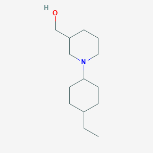 molecular formula C14H27NO B3850624 [1-(4-ethylcyclohexyl)-3-piperidinyl]methanol 