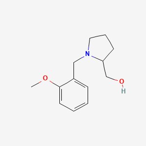 molecular formula C13H19NO2 B3850666 [1-(2-methoxybenzyl)-2-pyrrolidinyl]methanol 