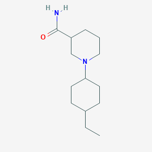 molecular formula C14H26N2O B3850672 1-(4-ethylcyclohexyl)-3-piperidinecarboxamide 