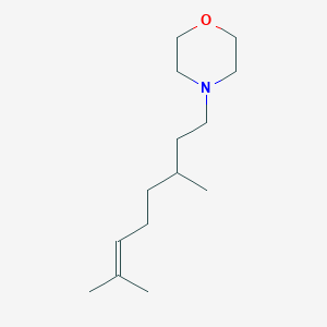 molecular formula C14H27NO B3850684 4-(3,7-dimethyl-6-octen-1-yl)morpholine 