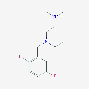 molecular formula C13H20F2N2 B3850713 (2,5-difluorobenzyl)[2-(dimethylamino)ethyl]ethylamine 