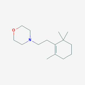 molecular formula C15H27NO B3850789 4-[2-(2,6,6-trimethyl-1-cyclohexen-1-yl)ethyl]morpholine 