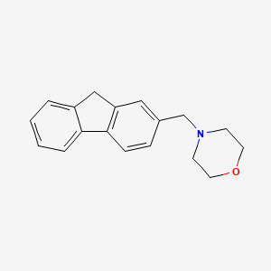 molecular formula C18H19NO B3850800 4-(9H-fluoren-2-ylmethyl)morpholine 