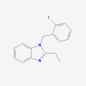 2-ethyl-1-(2-fluorobenzyl)-1H-benzimidazole