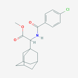 Methyl 1-adamantyl[(4-chlorobenzoyl)amino]acetate