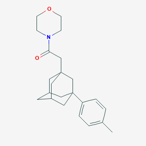 molecular formula C23H31NO2 B385092 4-{[3-(4-Methylphenyl)-1-adamantyl]acetyl}morpholine CAS No. 615281-75-9