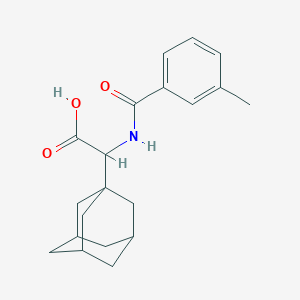 1-Adamantyl[(3-methylbenzoyl)amino]acetic acid