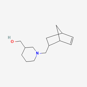 molecular formula C14H23NO B3850965 [1-(bicyclo[2.2.1]hept-5-en-2-ylmethyl)-3-piperidinyl]methanol 
