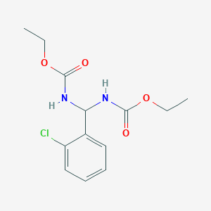 ethyl N-[(2-chlorophenyl)-(ethoxycarbonylamino)methyl]carbamate
