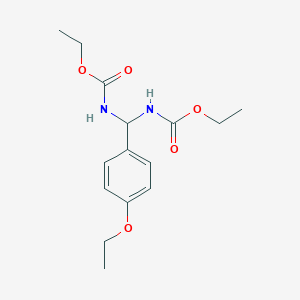Ethyl [(ethoxycarbonyl)amino](4-ethoxyphenyl)methylcarbamate
