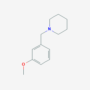 molecular formula C13H19NO B3851236 1-(3-methoxybenzyl)piperidine 