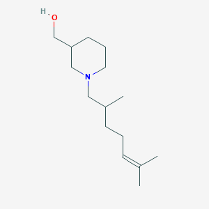 molecular formula C15H29NO B3851245 [1-(2,6-dimethyl-5-hepten-1-yl)-3-piperidinyl]methanol 