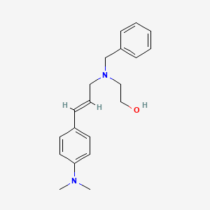 molecular formula C20H26N2O B3851274 2-(benzyl{3-[4-(dimethylamino)phenyl]-2-propen-1-yl}amino)ethanol 