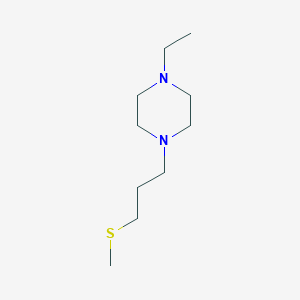 molecular formula C10H22N2S B3851324 1-ethyl-4-[3-(methylthio)propyl]piperazine 