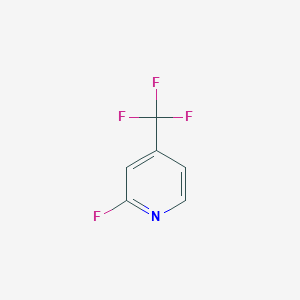 molecular formula C6H3F4N B038514 2-Fluoro-4-(trifluoromethyl)pyridine CAS No. 118078-66-3
