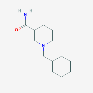 molecular formula C13H24N2O B3851549 1-(cyclohexylmethyl)-3-piperidinecarboxamide 