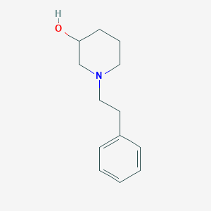 molecular formula C13H19NO B3851573 1-(2-phenylethyl)-3-piperidinol 