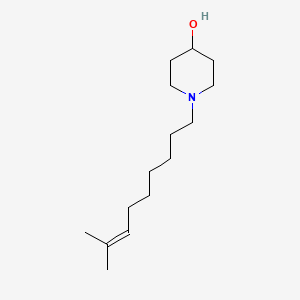 molecular formula C15H29NO B3851611 1-(8-methyl-7-nonen-1-yl)-4-piperidinol 