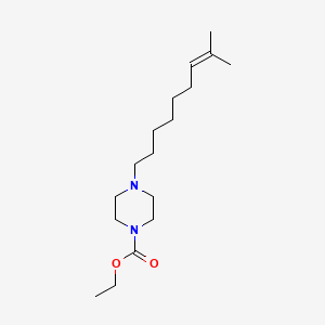 molecular formula C17H32N2O2 B3851710 ethyl 4-(8-methyl-7-nonen-1-yl)-1-piperazinecarboxylate 