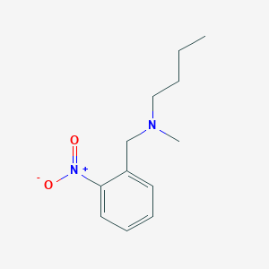 molecular formula C12H18N2O2 B3851769 N-methyl-N-(2-nitrobenzyl)-1-butanamine 