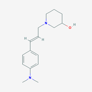 1-{3-[4-(dimethylamino)phenyl]-2-propen-1-yl}-3-piperidinol