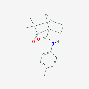 molecular formula C18H23NO2 B385179 N-(2,4-dimethylphenyl)-3,3-dimethyl-2-oxobicyclo[2.2.1]heptane-1-carboxamide CAS No. 622360-68-3