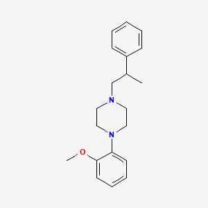 molecular formula C20H26N2O B3851802 1-(2-methoxyphenyl)-4-(2-phenylpropyl)piperazine 