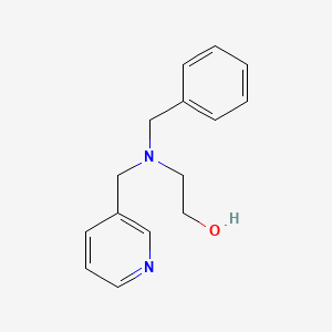 molecular formula C15H18N2O B3851828 2-[benzyl(3-pyridinylmethyl)amino]ethanol 