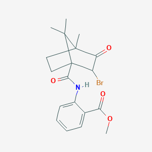 Methyl 2-{[(2-bromo-4,7,7-trimethyl-3-oxobicyclo[2.2.1]hept-1-yl)carbonyl]amino}benzoate