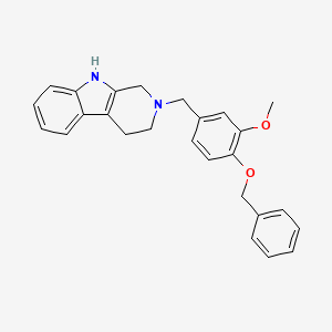 2-[4-(benzyloxy)-3-methoxybenzyl]-2,3,4,9-tetrahydro-1H-beta-carboline