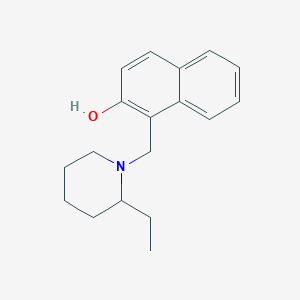 1-[(2-ethyl-1-piperidinyl)methyl]-2-naphthol